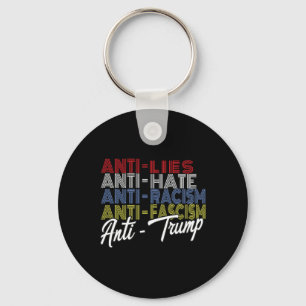 Anti Trump Hate Lies And Fascism Resist Vote Nov 5 Keychain