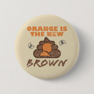 Anti-Trump Humour Poop 2 Inch Round Button