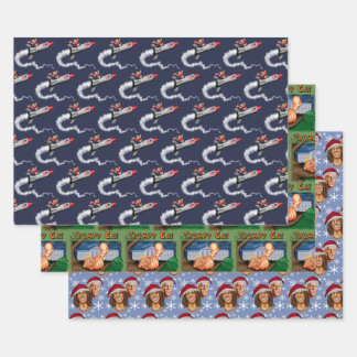 Anti-Trump humour Wrapping Paper Sheet
