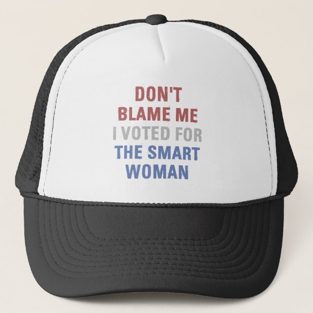 Anti Trump I Voted For Kamala Harris Trucker Hat (Front)