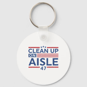 Anti Trump Impeach 47 Trump 47th President Us Flag Keychain