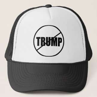 Anti Trump No Trump Custom Donald Trump Trucker Hat