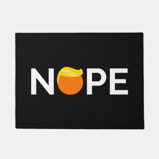 Anti-Trump - Nope Edition Doormat (Front)