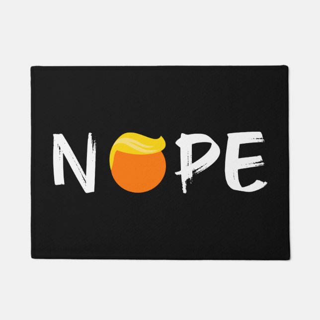 Anti-Trump - Nope Edition II Doormat (Front)