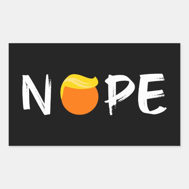 Anti-Trump - Nope Edition II Sticker (Front)