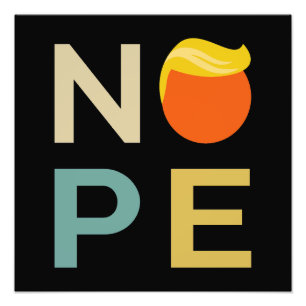 Anti-Trump - Nope Edition III Photo Print