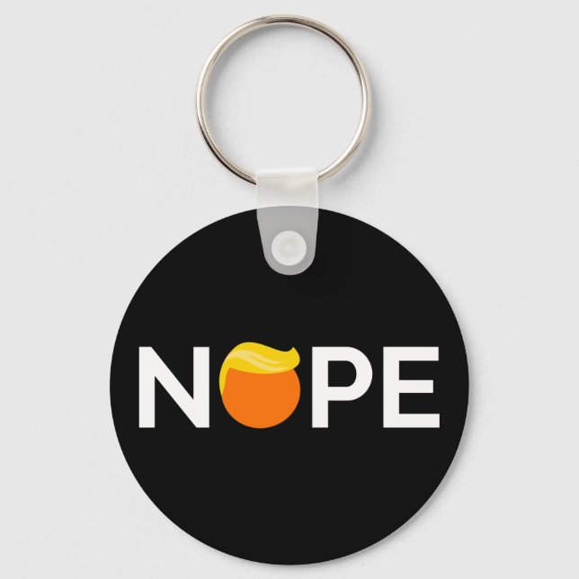 Anti-Trump - Nope Edition Keychain (Front)