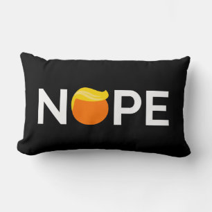 Anti-Trump - Nope Edition Lumbar Pillow