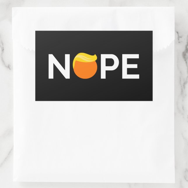 Anti-Trump - Nope Edition Sticker (Bag)
