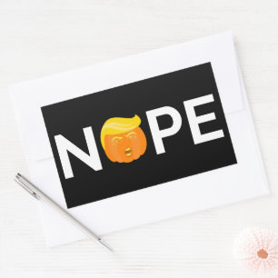 Anti-Trump - Nope Halloween Edition I Sticker