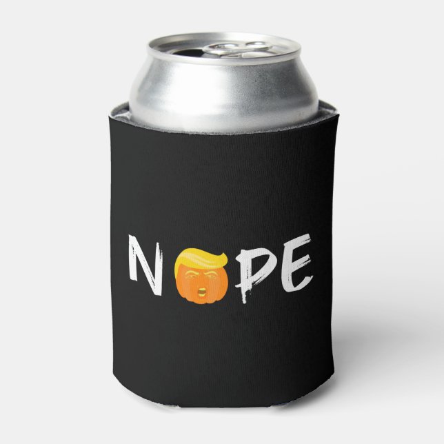 Anti-Trump - Nope Halloween Edition II Can Cooler (Can Front)