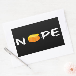 Anti-Trump - Nope Halloween Edition II Sticker