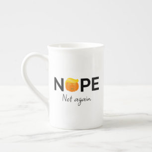 Anti-Trump - Nope, Not Again Halloween Edition I Bone China Mug