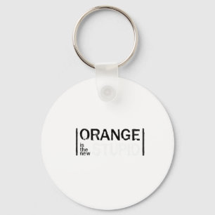 Anti-trump Orange New Stupid Funny Keychain