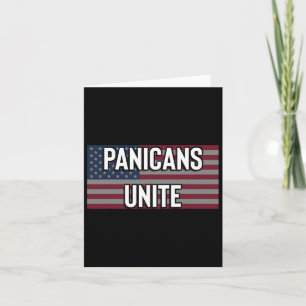 Anti Trump Panic Tariff Democrat Panic Unite Prote Card