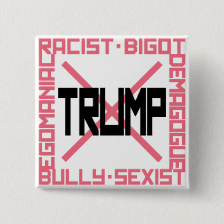 Anti-Trump Pink 2 Inch Square Button