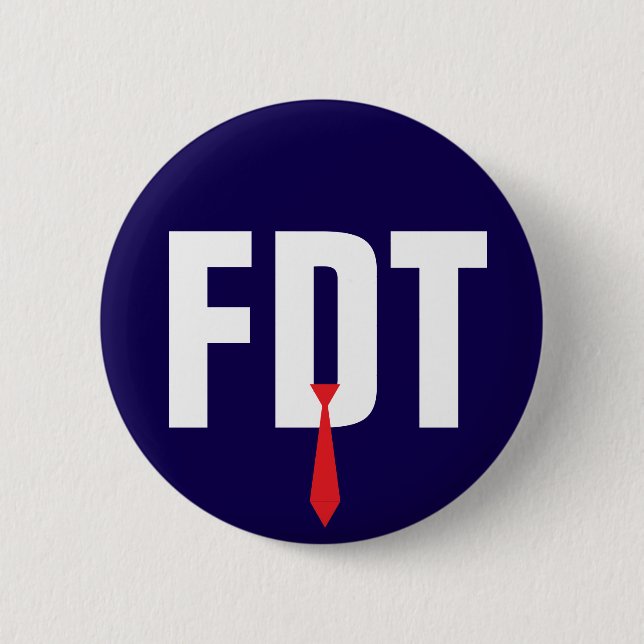 Anti-Trump Political Opinion 2 Inch Round Button (Front)