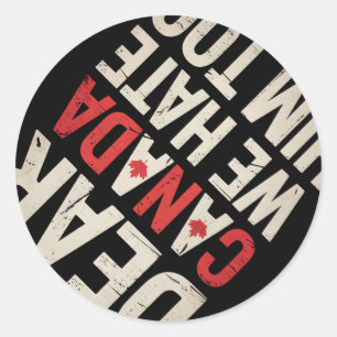 Anti Trump Political Protest Classic Round Sticker