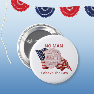 Anti-Trump Political Word Cloud  2 Inch Round Button