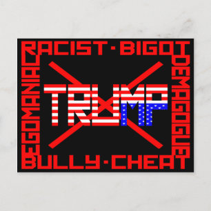 Anti Trump Postcard