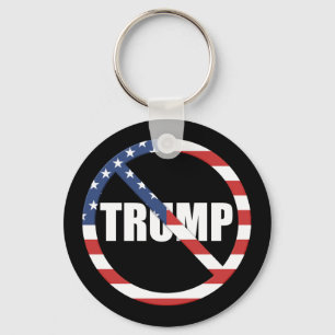 Anti-Trump Pro-Democracy Keychain