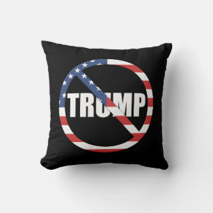 Anti-Trump Pro-Democracy Throw Pillow