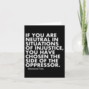 Anti Trump Protest Card