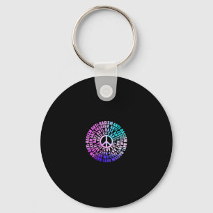 Anti Trump Racism Fascism Lies Hate Resist Vote Wa Keychain