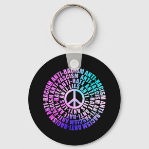 Anti Trump Racism Fascism Lies Hate Resist Vote Wa Keychain