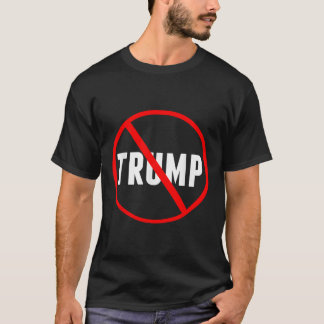 Anti Trump Red Circle X Political  T-Shirt