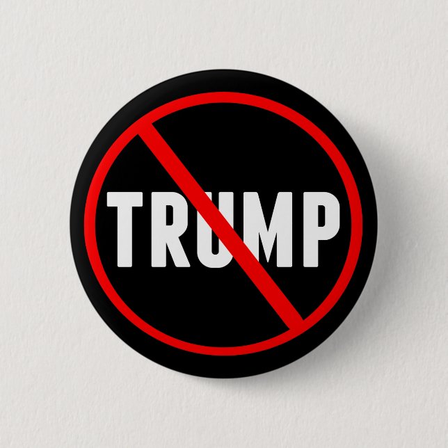Anti Trump Resist 2 Inch Round Button (Front)