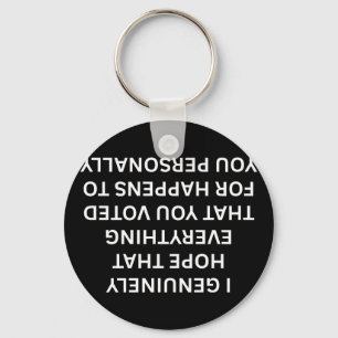 Anti-trump Resist Fascism Political Anti-republica Keychain