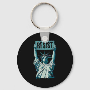 Anti-trump resist not my president Anti-trump resi Keychain