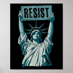 Anti-trump Resist Not My President  Poster