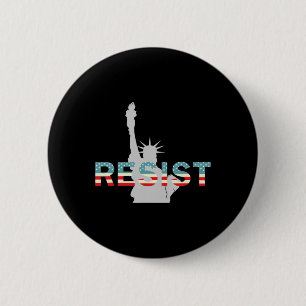Anti Trump Resist Statue Of Liberty #resist  2 Inch Round Button