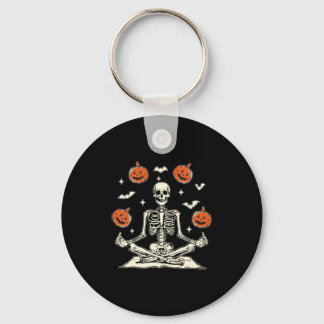 Anti Trump Skeleton Halloween Long Sleeve  Keychain