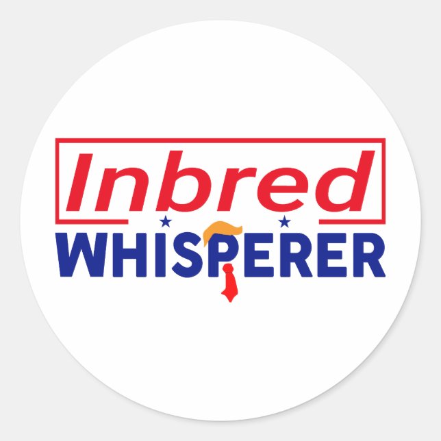 Anti-Trump - Stickers Parodiques Whisperer Embauch (Devant)