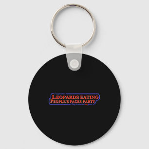 Anti-trump Support The Leopards Eating People's Fa Keychain