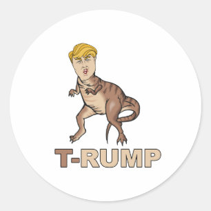 Anti-Trump - T-RUMP - Anti-Trump - Classic Round Sticker