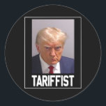 Anti Trump Tariffist  Classic Round Sticker<br><div class="desc">Anti Trump Tariffist</div>