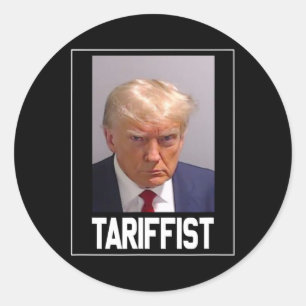 Anti Trump Tariffist  Classic Round Sticker