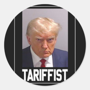 Anti Trump Tariffist Classic Round Sticker