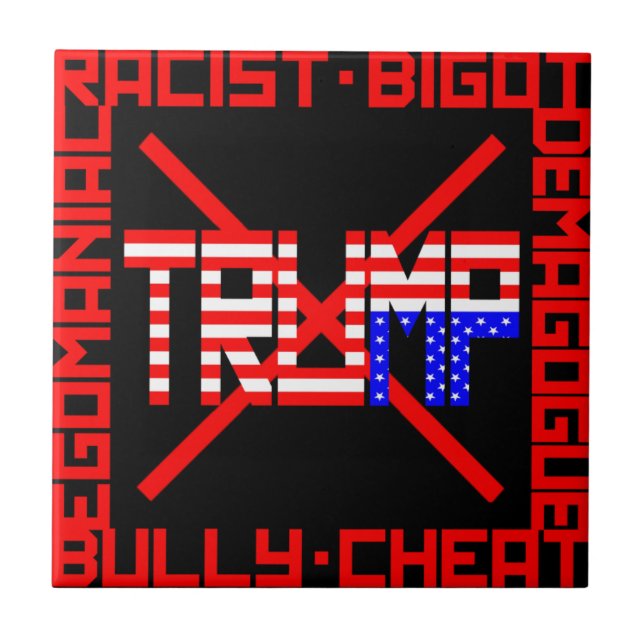 Anti Trump Tile (Front)