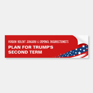 Anti-Trump Trump's Project 2025 Bumper Sticker