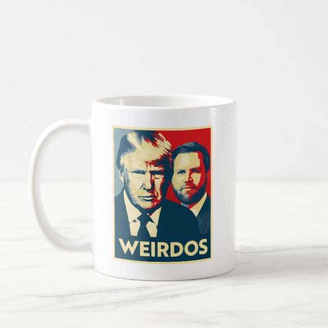 Anti Trump Vance - Weirdos Coffee Mug (Left)