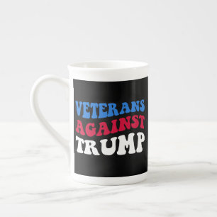 Anti-Trump - Veterans Against Trump II Bone China Mug