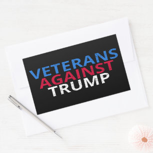 Anti-Trump - Veterans Against Trump Sticker