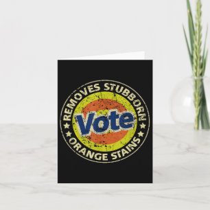 Anti-trump Vote Detergent Funny Gifts Card