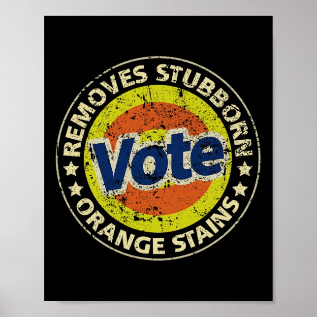 Anti-trump Vote Detergent Funny Gifts  Poster (Front)