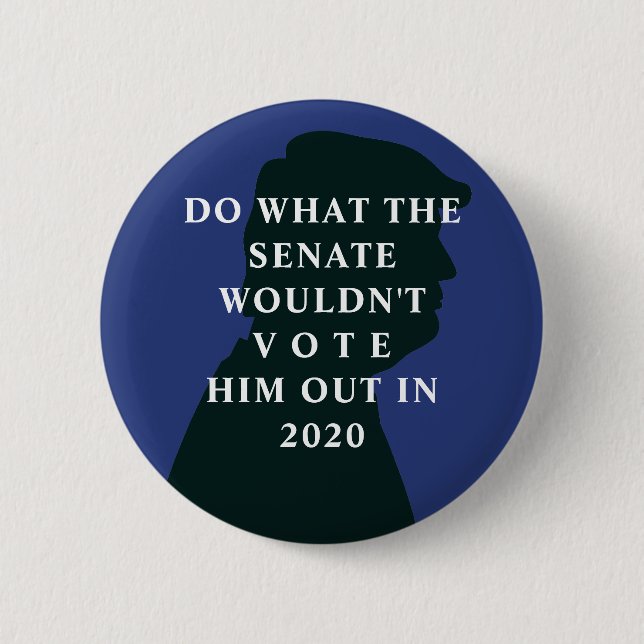 Anti Trump Vote Him Out 2020 Election 2 Inch Round Button (Front)